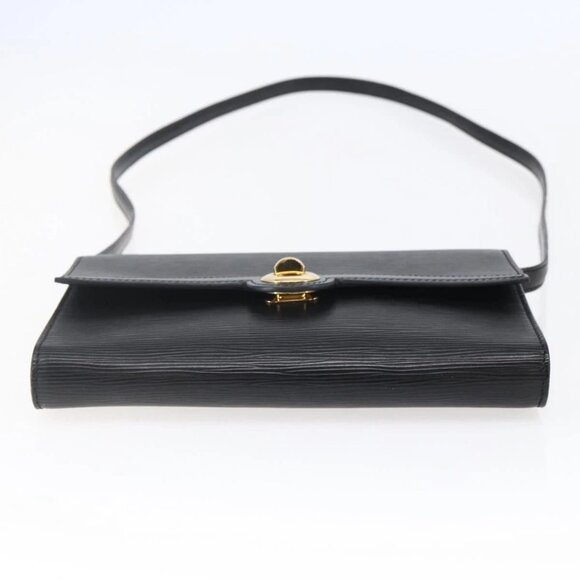 LOUIS VUITTON Epi Pochette Arche Shoulder Bag Black Noir - Picture 6 of 16